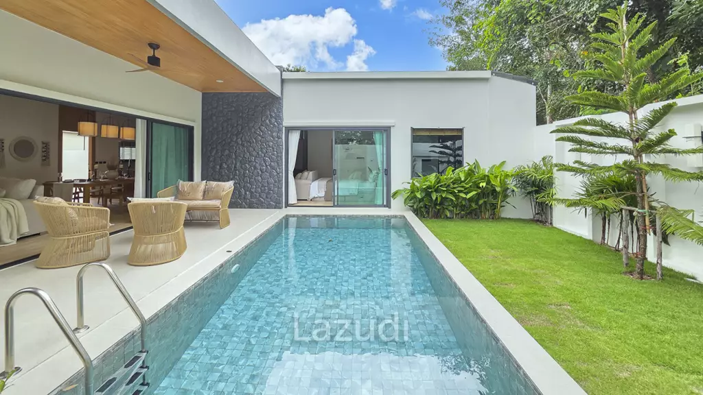 Modern Compact 2-Bedroom Pool Villa for Sale in Chalong