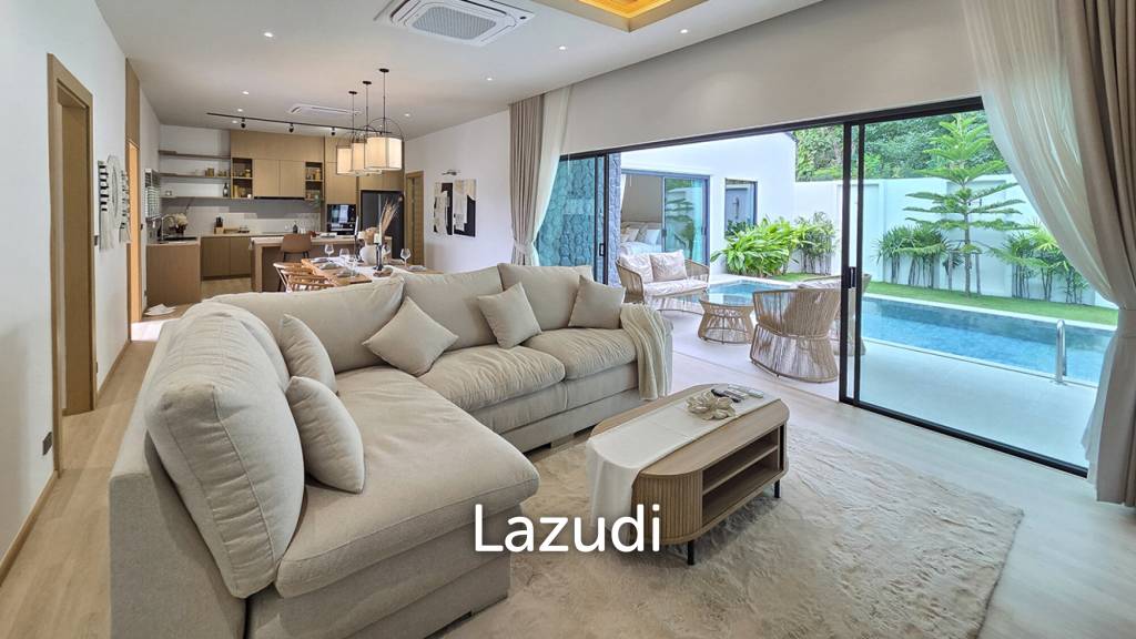 Modern Compact 2-Bedroom Pool Villa for Sale in Chalong