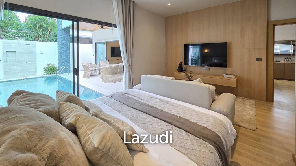 Modern Compact 2-Bedroom Pool Villa for Sale in Chalong