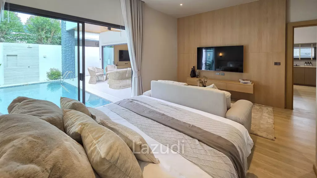 Modern Compact 2-Bedroom Pool Villa for Sale in Chalong
