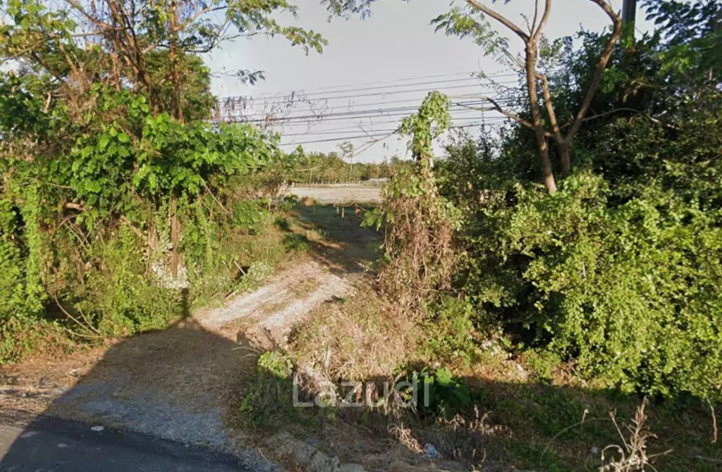 376 SQ. Wah Land for Sale Adjacent to the Main Road.