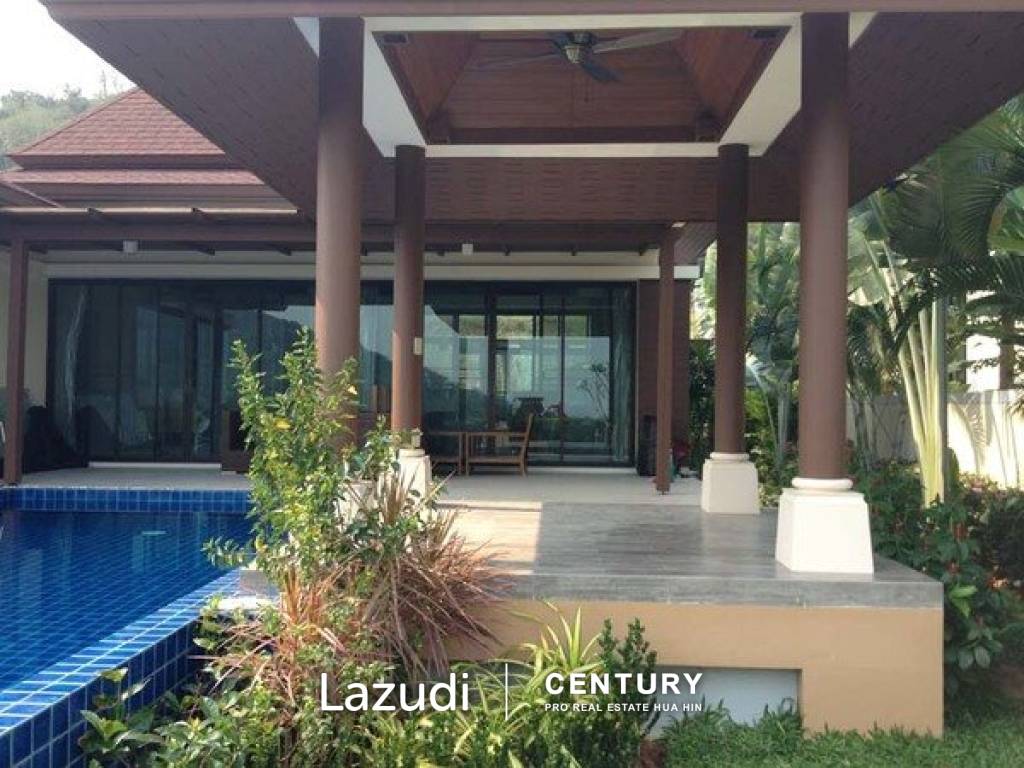 PANORAMA: Beautiful 3 bed Bali Pool Villa with Complete 2 Bed Guest Villa