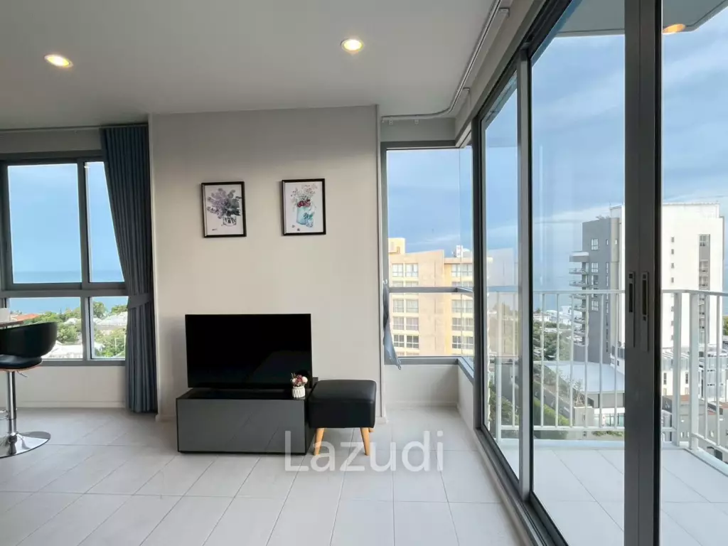 Baan Thew Talay: 2-Bed / 2-Bath Corner unit, Sea-View Condo
