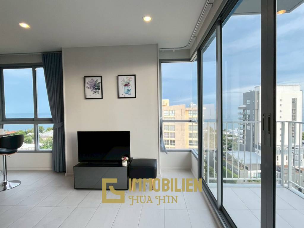 Baan Thew Talay: Eckwohnung mit Meerblick und 2 Schlafzimmern und 2 Bädern