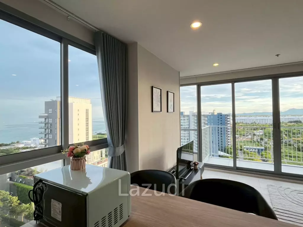 Baan Thew Talay: 2-Bed / 2-Bath Corner unit, Sea-View Condo