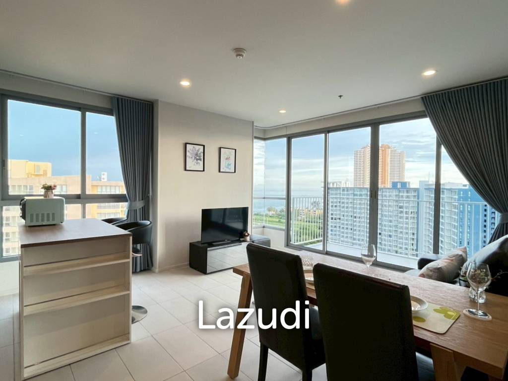 Baan Thew Talay: 2-Bed / 2-Bath Corner unit, Sea-View Condo