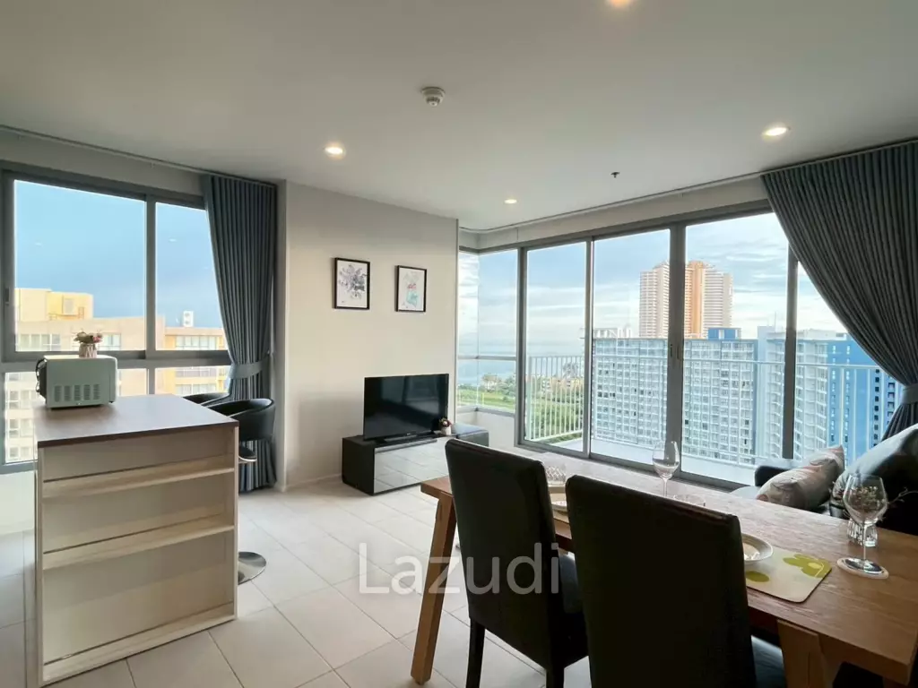 Baan Thew Talay: 2-Bed / 2-Bath Corner unit, Sea-View Condo