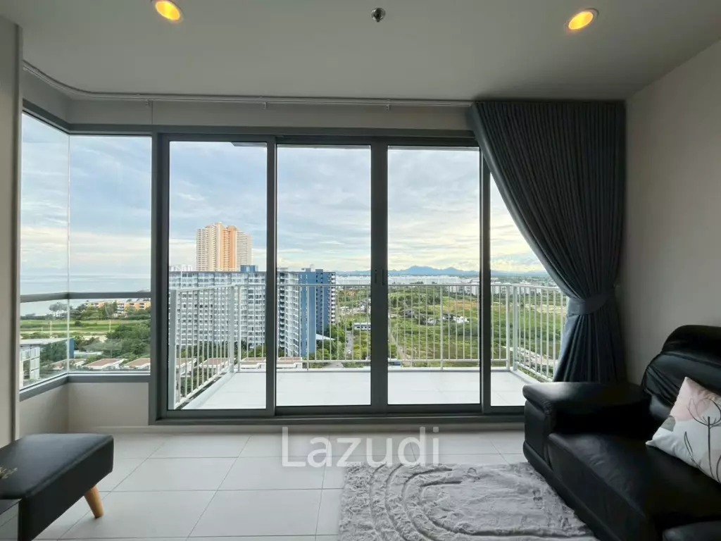 Baan Thew Talay: 2-Bed / 2-Bath Corner unit, Sea-View Condo
