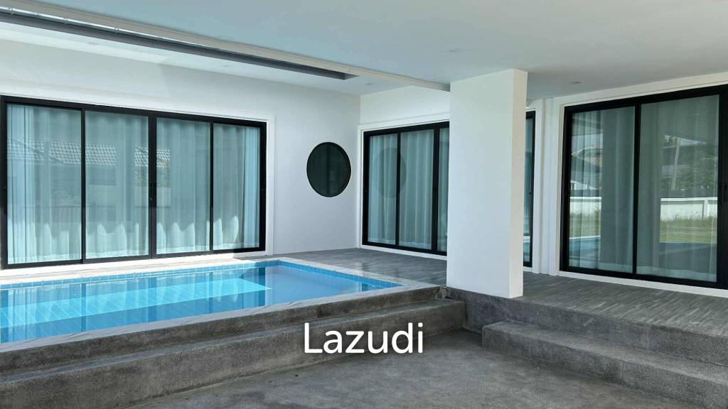 SINGLE POOL VILLA ON SOI 88 : 3 bed with large land plot
