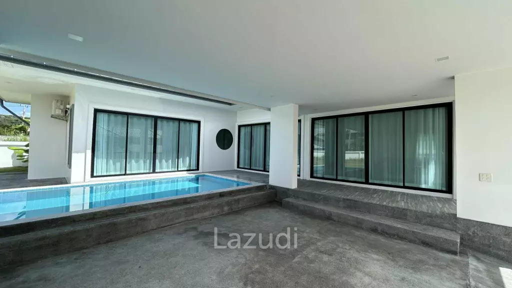 SINGLE POOL VILLA ON SOI 88 : 3 bed with large land plot
