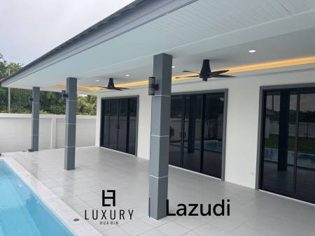 Sam Roi Yot: Brand-New 4-Bedroom Pool Villa Modern, No Fees