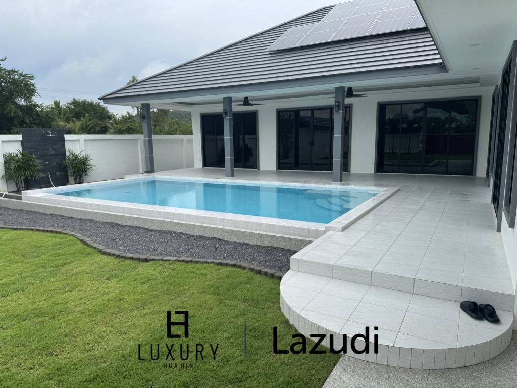 Sam Roi Yot: Brand-New 4-Bedroom Pool Villa Modern, No Fees