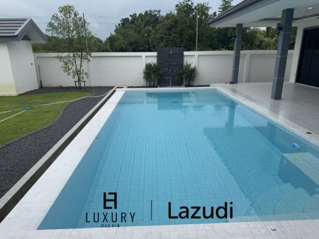 Sam Roi Yot: Brand-New 4-Bedroom Pool Villa Modern, No Fees