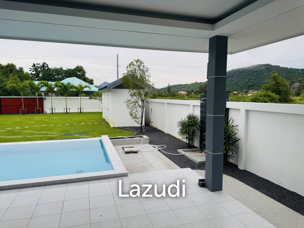 Sam Roi Yot: Brand-New 4-Bedroom Pool Villa Modern, No Fees