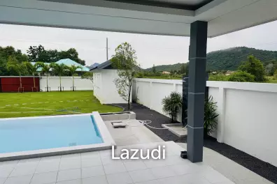 Sam Roi Yot: Brand-New 4-Bedroom Pool Villa Modern, No Fees