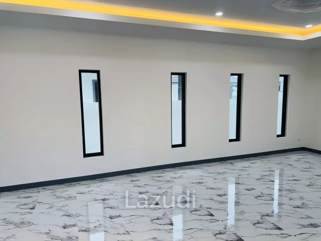 Sam Roi Yot: Brand-New 4-Bedroom Pool Villa Modern, No Fees