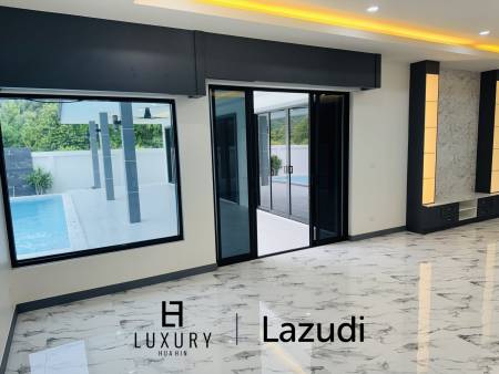 Sam Roi Yot: Brand-New 4-Bedroom Pool Villa Modern, No Fees