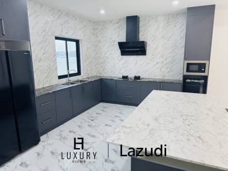 Sam Roi Yot: Brand-New 4-Bedroom Pool Villa Modern, No Fees