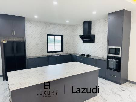 Sam Roi Yot: Brand-New 4-Bedroom Pool Villa Modern, No Fees