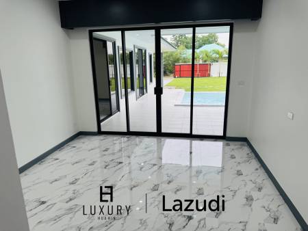 Sam Roi Yot: Brand-New 4-Bedroom Pool Villa Modern, No Fees