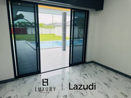 Sam Roi Yot: Brand-New 4-Bedroom Pool Villa Modern, No Fees