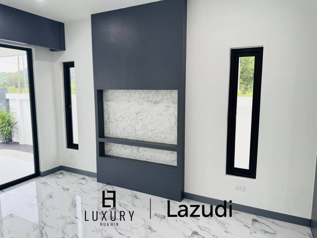 Sam Roi Yot: Brand-New 4-Bedroom Pool Villa Modern, No Fees