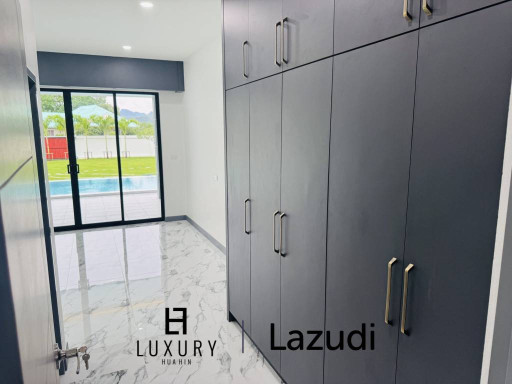 Sam Roi Yot: Brand-New 4-Bedroom Pool Villa Modern, No Fees