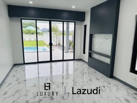 Sam Roi Yot: Brand-New 4-Bedroom Pool Villa Modern, No Fees