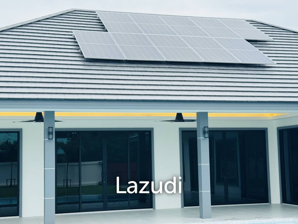Sam Roi Yot: Brand-New 4-Bedroom Pool Villa Modern, No Fees