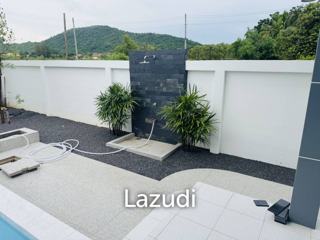 Sam Roi Yot: Brand-New 4-Bedroom Pool Villa Modern, No Fees