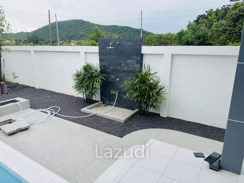 Sam Roi Yot: Brand-New 4-Bedroom Pool Villa Modern, No Fees