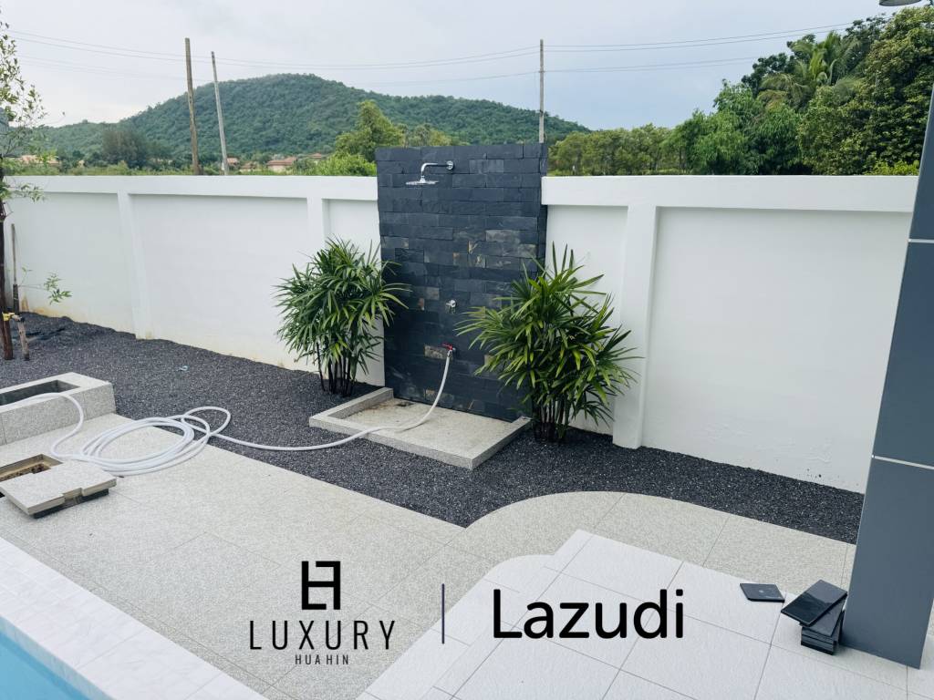 Sam Roi Yot: Brand-New 4-Bedroom Pool Villa Modern, No Fees