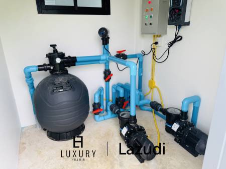 Sam Roi Yot: Brand-New 4-Bedroom Pool Villa Modern, No Fees