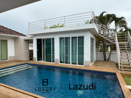 Beautiful Charming Pool Villa with 2(3) bed, 3 bath and office.