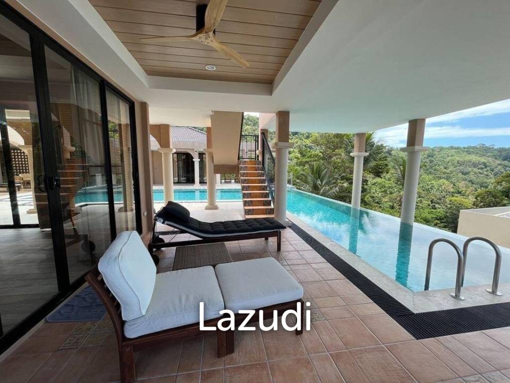 Incredible Roman-Style Hilltop Villa with Sea and Sunset Views