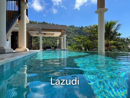 Incredible Roman-Style Hilltop Villa with Sea and Sunset Views