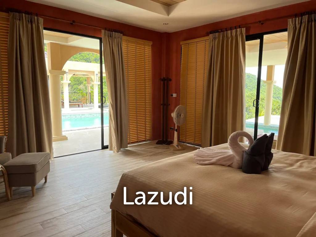 Incredible Roman-Style Hilltop Villa with Sea and Sunset Views