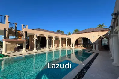 Incredible Roman-Style Hilltop Villa with Sea and Sunset Views