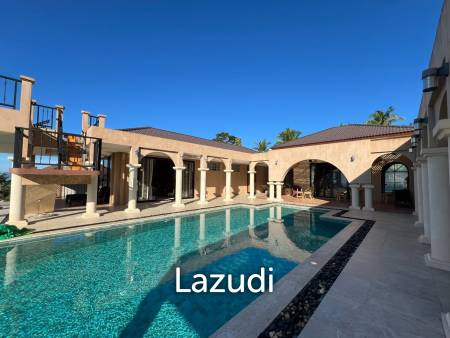 Incredible Roman-Style Hilltop Villa with Sea and Sunset Views