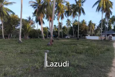 Flat 2.5 Rai Land – Steps from the Beach and Pier in Woktum