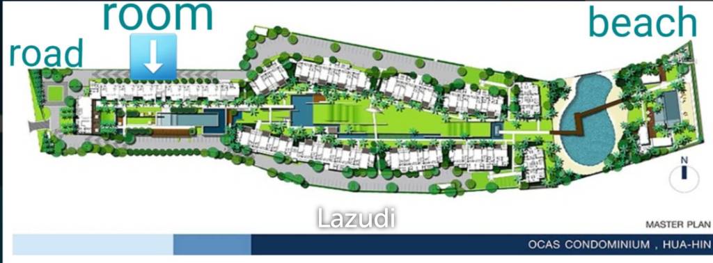 Ocas: Beachfront 2-Bedroom Condo with Resort-Style