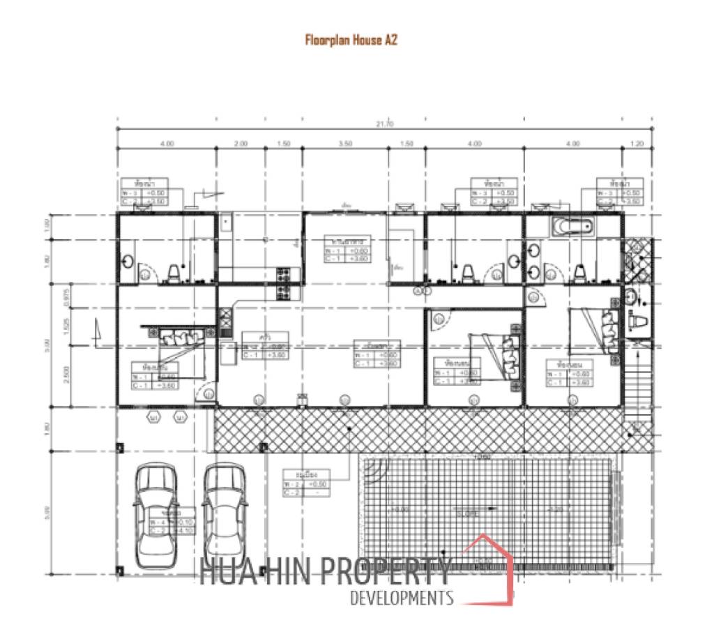 3 Bed 4 Bath 374.15 SQ.M LA LUCA City Villa Hua Hin 3 Bed 4 Bath 374.15 SQ.M LA LUCA City Villa Hua Hin
