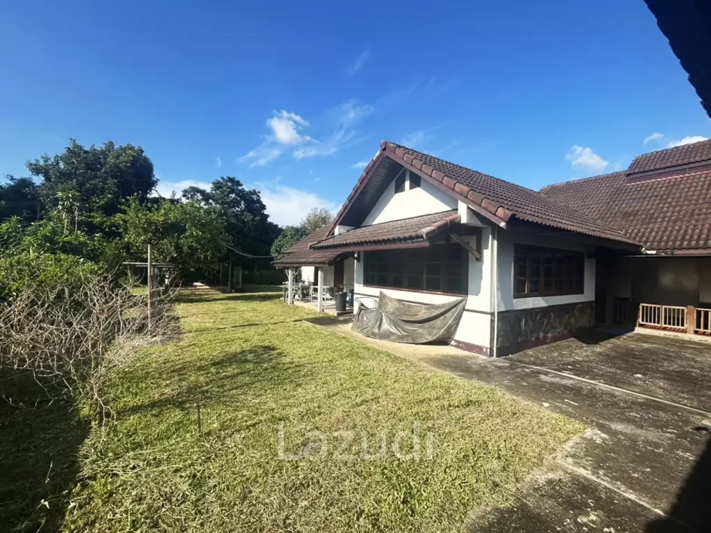 ขายบ้านพร้อมที่ดิน 2 ไร่ใกล้มหาวิทยาลัยและสนามบินในต.บ้านดู่