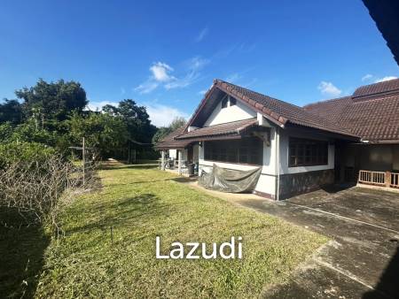 ขายบ้านพร้อมที่ดิน 2 ไร่ใกล้มหาวิทยาลัยและสนามบินในต.บ้านดู่