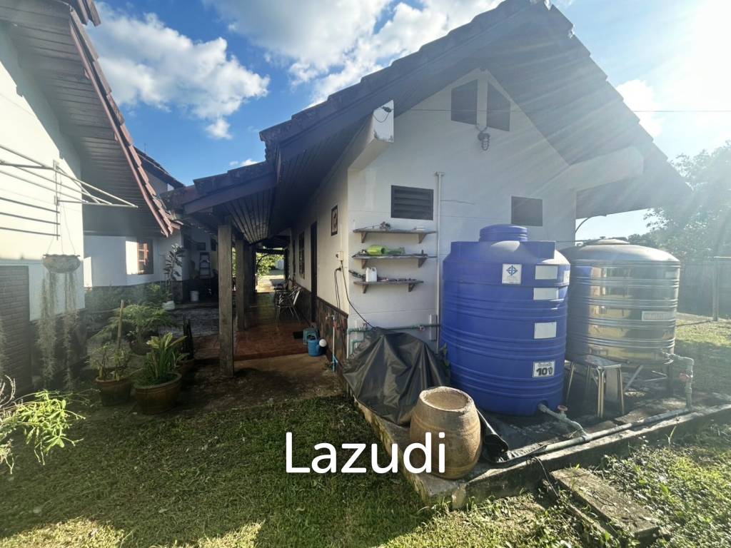 ขายบ้านพร้อมที่ดิน 2 ไร่ใกล้มหาวิทยาลัยและสนามบินในต.บ้านดู่