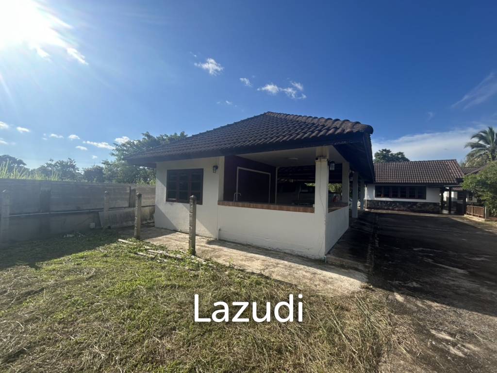 ขายบ้านพร้อมที่ดิน 2 ไร่ใกล้มหาวิทยาลัยและสนามบินในต.บ้านดู่