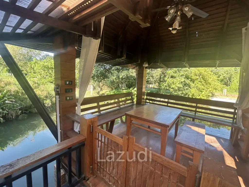 ขายบ้านพร้อมที่ดิน 2 ไร่ใกล้มหาวิทยาลัยและสนามบินในต.บ้านดู่