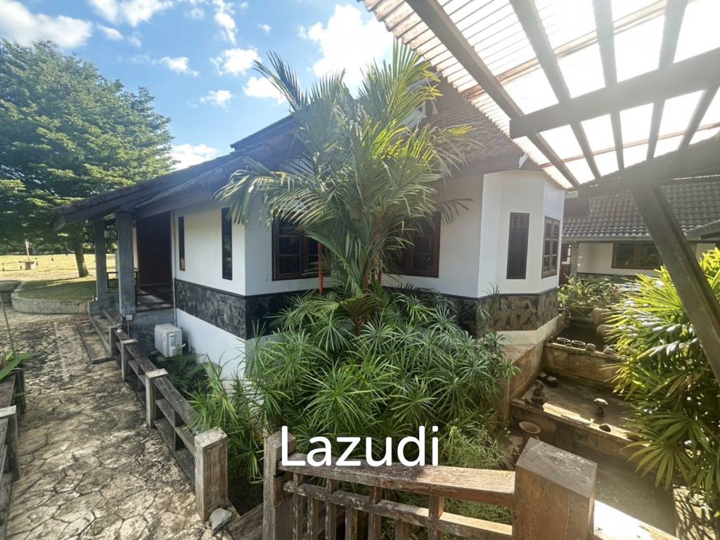 ขายบ้านพร้อมที่ดิน 2 ไร่ใกล้มหาวิทยาลัยและสนามบินในต.บ้านดู่