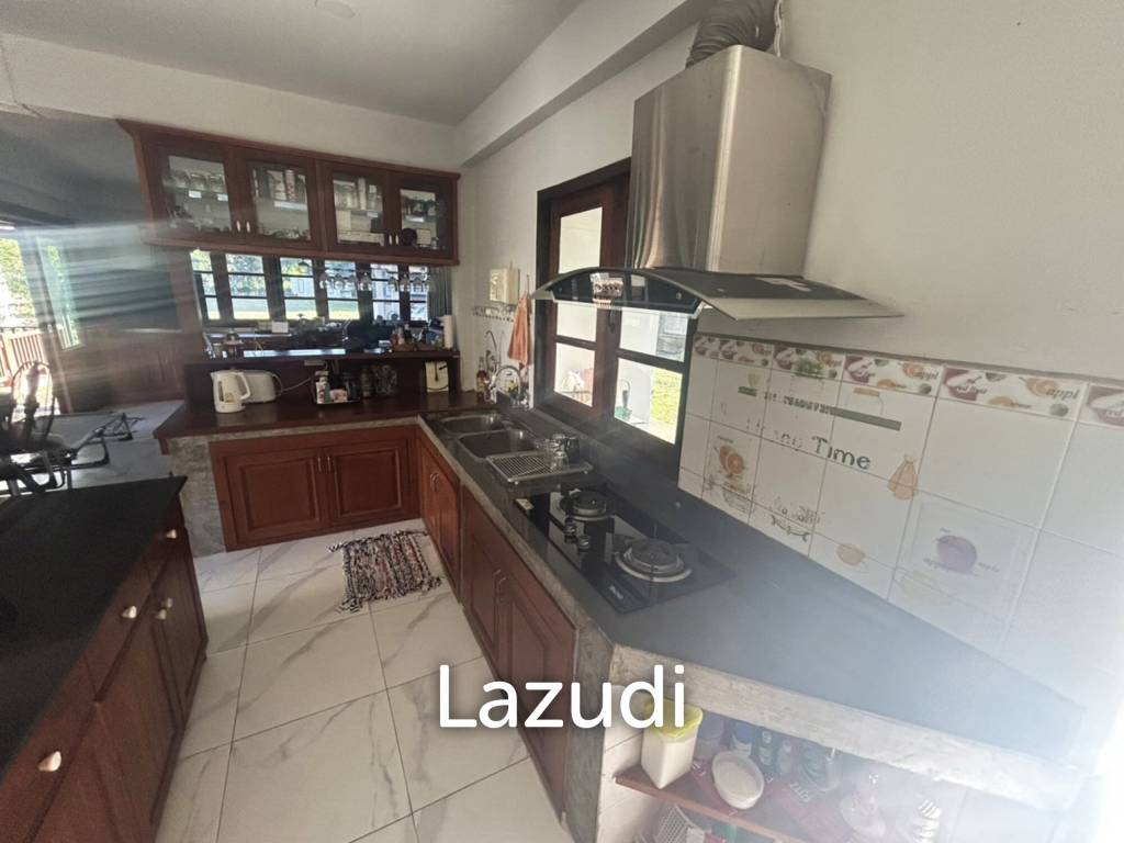 ขายบ้านพร้อมที่ดิน 2 ไร่ใกล้มหาวิทยาลัยและสนามบินในต.บ้านดู่