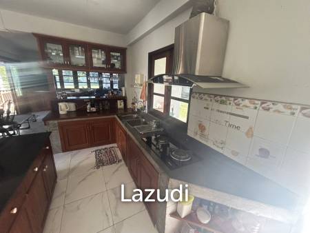 ขายบ้านพร้อมที่ดิน 2 ไร่ใกล้มหาวิทยาลัยและสนามบินในต.บ้านดู่